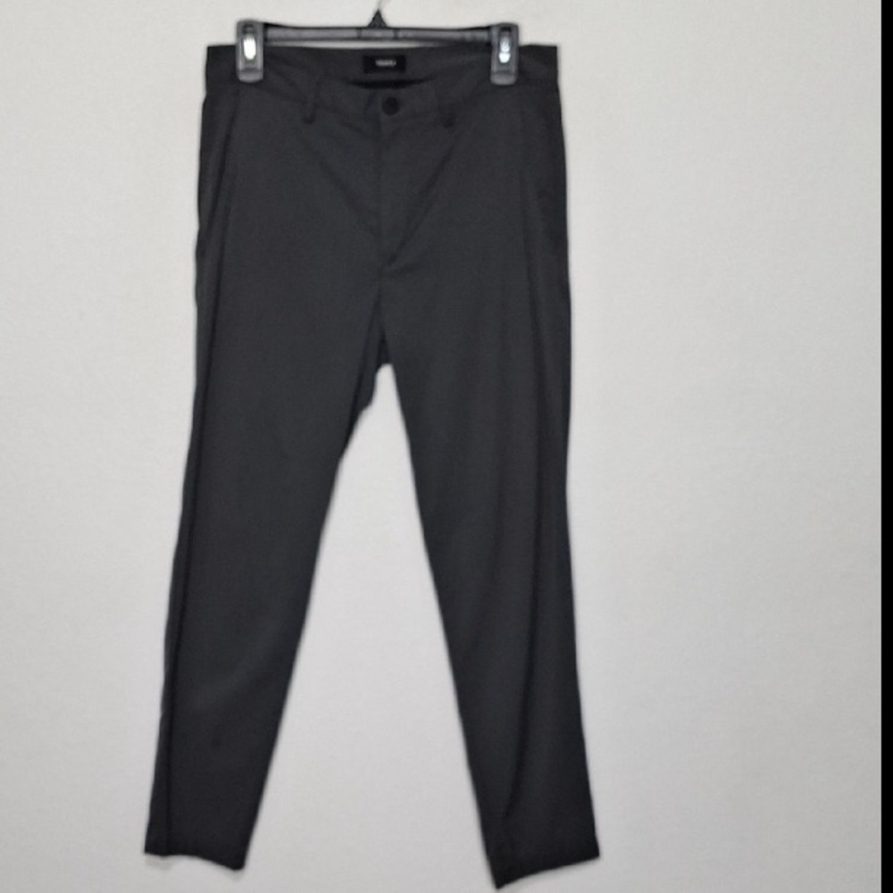 Theory Gray Women's High Rise Careerwear Old Money Trouser Pants Size 30